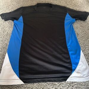 Men's Black and Blue Performance Jersey